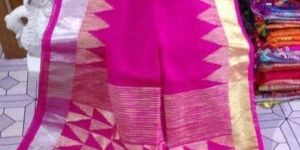 Temple Linen Saree