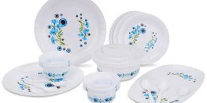 21 Pcs Plastic Dinner Set
