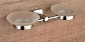 Glass Double Soap Dish