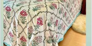 Floral Printed Cotton Bedsheet