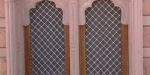 Red Stone Window Frame