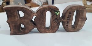 Boo Wooden Letter