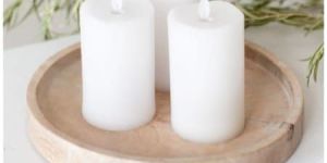 Wooden Candle Tray