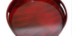 Round MDF Wooden Tray