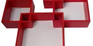 Square MDF Wooden Wall Shelves
