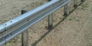 W Beam Crash Barrier