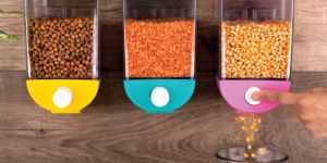 Push Button Container