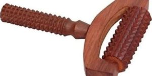 Wooden T Roller Massager