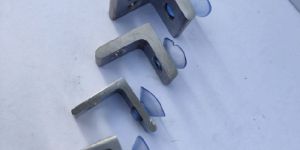 L Shape Stainless Steel Shelf Button