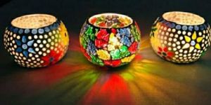 Mosaic Candle Holder