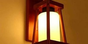 Wooden Mounted Sconce Wall Lamp