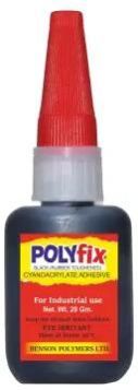 Polyfix Black Cyanoacrylate Glue Adhesive