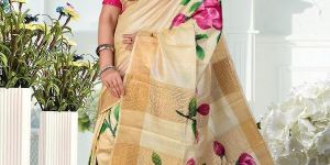 Handloom Tussar Silk Saree