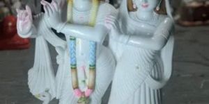 Marble Jugal Jodi Statue