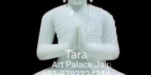 Marble Vitarka Mudra Buddha Statue