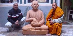 Sandstone Vietnam Buddhist Statue
