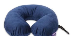 U Shaped Travel Feather Soft Microfibre Neck Rest Inflight Car Neck Pillowk