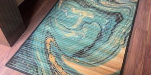 Ocean Printed Bamboo Floor Carpet
