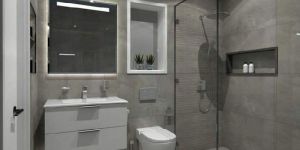 Square Bathroom Mirror