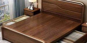Wooden Double Bed