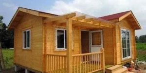 Prefabricated Hut Shape Wooden House