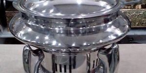 Stainless Steel Lotus Chafing Dish