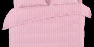 Satin Striped Cotton Hotel Bedsheet