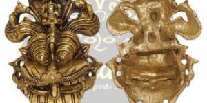 Brass Kirtimukha Wall Hanging