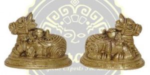 Brass Nandi Statue