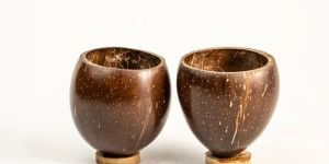 Natural & Handmade Coconut Cup Set