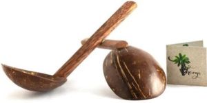 Natural Handmade Coconut Shell Serving Spoon
