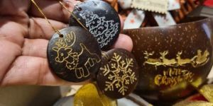 Set of 6 Christmas Hangings