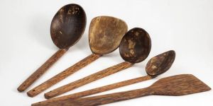 Coconut Shell Cooking Spoon Set