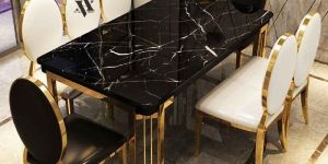 Royal 8 Seater Metal Dining Table Set