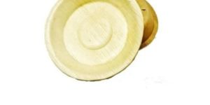 6 Inch Round Areca Plate
