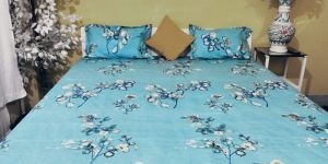 Light Firoji Double Bedsheet
