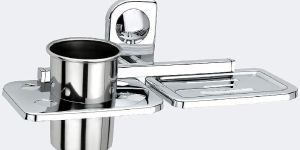 Tumbler Holder with Soap Dish