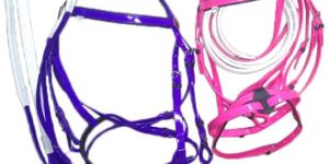 PVC Horse Bridles Purple and Pink