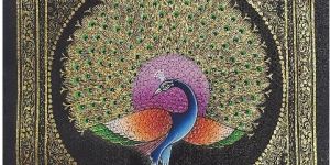 Peacock Cloth Paintings