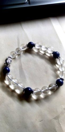 Crystal Lapis Bracelet