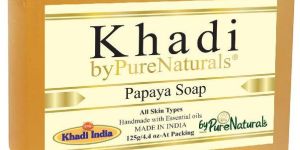Khadi byPureNaturals Papaya Bathing Body Soap Bar