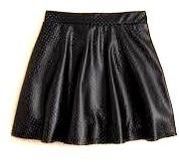 Girls Leather Skirt