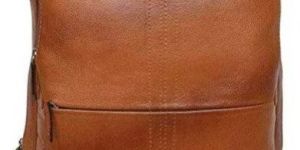 Leather Laptop Backpack