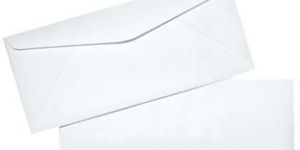 White Paper Envelope