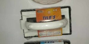 White Handle Tiles Brush