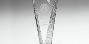 Glass Award Trophy