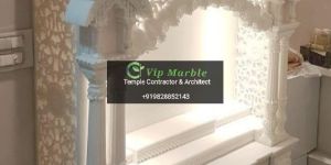 Indoor White Marble Temple