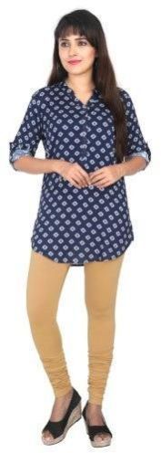 Ladies White Honey Churidar Leggings