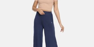 Navy Blue Palazzo Pants
