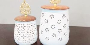 Wooden LED Candle Votive
